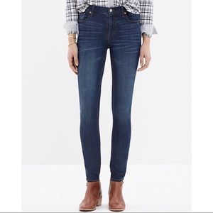 Madewell Skinny Skinny Blue Jeans